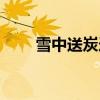 雪中送炭造句简单（雪中送炭造句）
