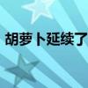 胡萝卜延续了2022年上半年的积极增长轨道