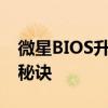 微星BIOS升级工具：让你的电脑性能飞跃的秘诀