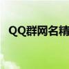 QQ群网名精选：一网打尽，热门昵称大全