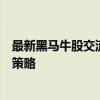 最新黑马牛股交流群：探索股市热门牛股，共享投资心得与策略