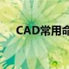 CAD常用命令大全详解与图表参考指南