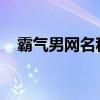 霸气男网名称霸一方：精选个性网名集锦