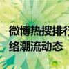微博热搜排行榜：实时追踪热点话题，洞悉网络潮流动态