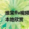 维棠flv视频下载工具：轻松下载在线视频至本地欣赏