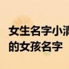 女生名字小清新的魅力：探寻那些如春风拂面的女孩名字