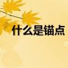 什么是锚点？定义、作用与实际应用解析