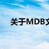 关于MDB文件格式：了解、识别与应用