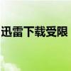 迅雷下载受限：版权方要求导致无法下载内容