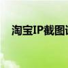 淘宝IP截图详解：定义、用途与操作方法