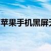 苹果手机黑屏无法开机：原因解析与解决方法