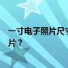 一寸电子照片尺寸大小详解：如何获取和保存标准的电子照片？