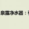泉露净水器：引领纯净生活新风尚的领先之选