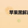 苹果黑解真相揭秘：解锁背后的秘密