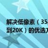 解决低像素（358 x 441）图片占用过高的存储大小（如达到20K）的优选方法