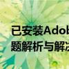 已安装Adobe Flash Player却无法使用，问题解析与解决方案