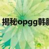揭秘opgg韩服：从入门到精通的全方位指南