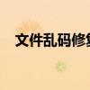 文件乱码修复全攻略：轻松解决乱码问题