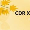 CDR X4序列号获取与激活指南