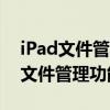 iPad文件管理全攻略：如何轻松找到并打开文件管理功能？