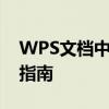 WPS文档中如何设置页眉和页脚：详细步骤指南