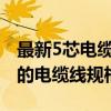 最新5芯电缆线规格型号详解：选择最适合您的电缆线规格！