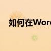如何在Word中插入分隔符——步骤详解