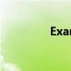 Example的准确含义解析