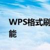 WPS格式刷的使用指南：轻松掌握格式刷功能